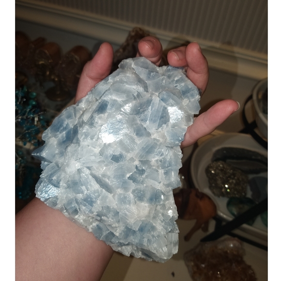 Blue Crystal Calcite - Picture 2 of 8